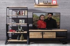 Anetta tv sehpası akıllı kitaplık
