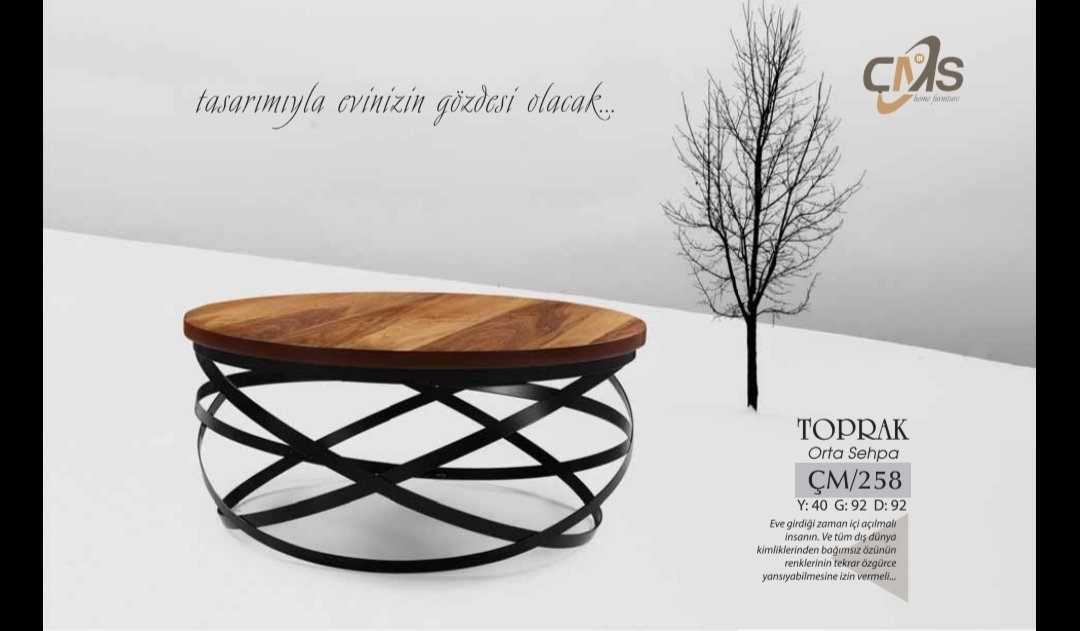 Toprak orta sehpa
