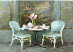 AHŞAP KAFE  TABLO  50X70