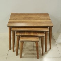 Piramit zigon sehpa 4lü